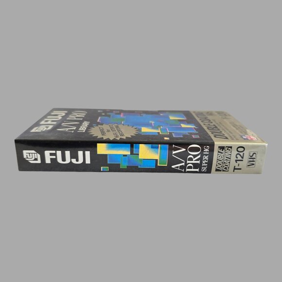 NEW Sealed Fuji A/V Pro Library T-120 Blank VHS 6 Hrs Double Coating Video Tape - Picture 5 of 6